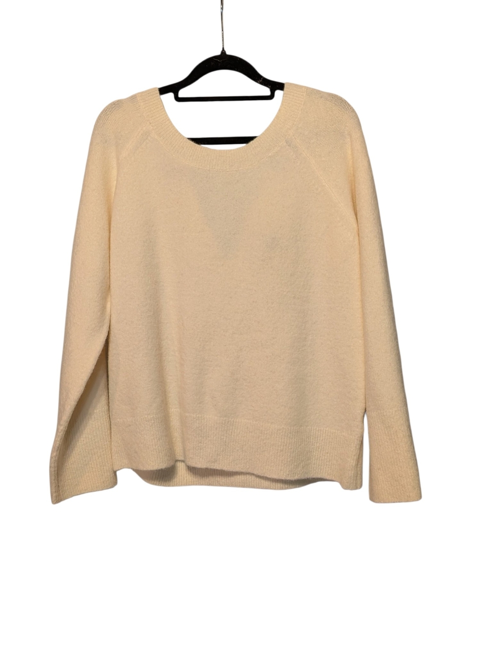 J. Crew Cream Scoop Neck Lightweight Sweater